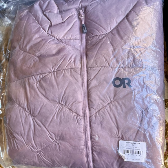 Outdoor Research Jackets & Blazers - Outdoor Research Women's Superstrand Puffer Jacket - Moth / Mauve, XL